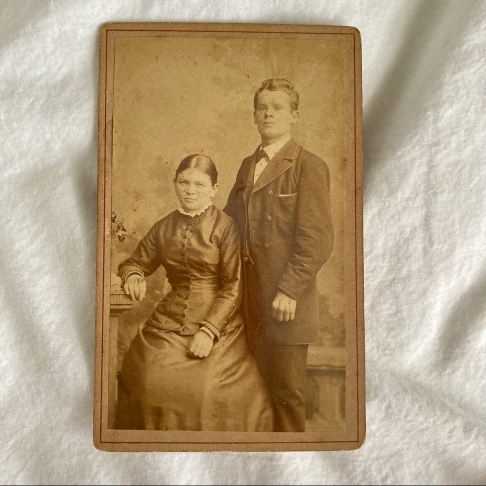 12 Antique Photographs mid-1800’s to 1950’s
